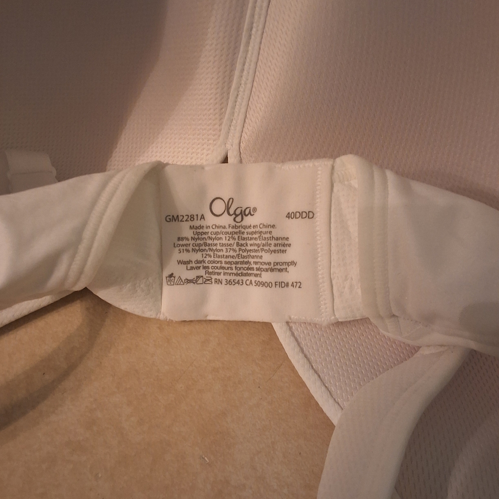 Olga White and Gray Bra Collection - Picture 3 of 4